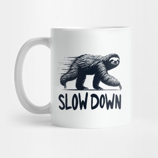 Slow Down-Sloth by CreativeSage